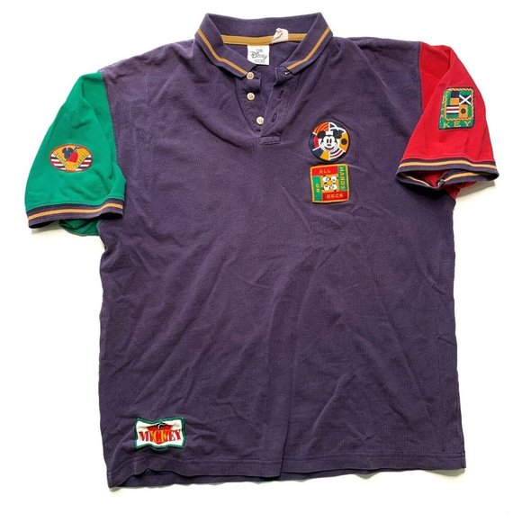 Disney Other - Vintage Disney Mickey Mouse Polo Shirt Size Large
